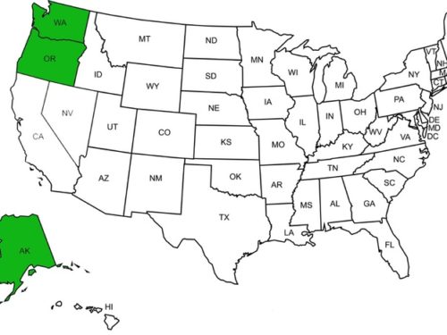 Map of U.S.